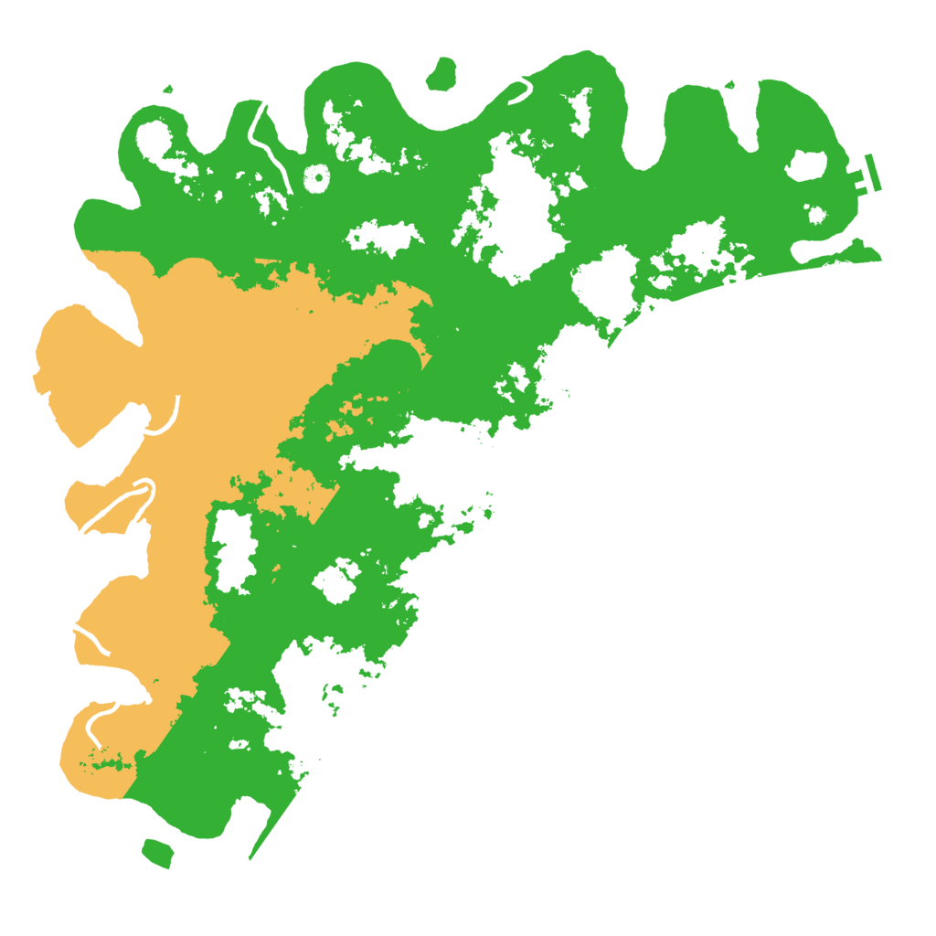 Biome Rust Map: Procedural Map, Size: 5000, Seed: 279315544