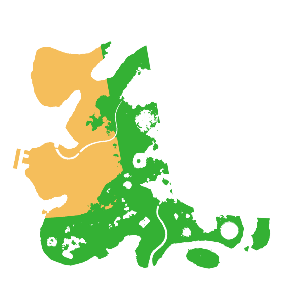 Biome Rust Map: Procedural Map, Size: 3000, Seed: 77883