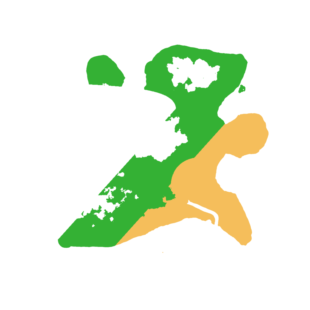Biome Rust Map: Procedural Map, Size: 2000, Seed: 434554