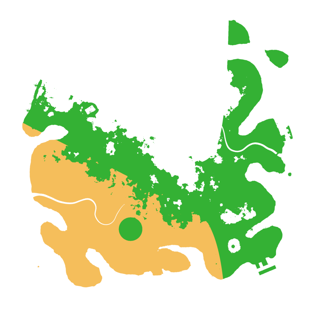 Biome Rust Map: Procedural Map, Size: 3500, Seed: 51069570