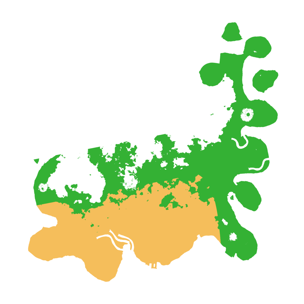 Biome Rust Map: Procedural Map, Size: 3500, Seed: 767432853