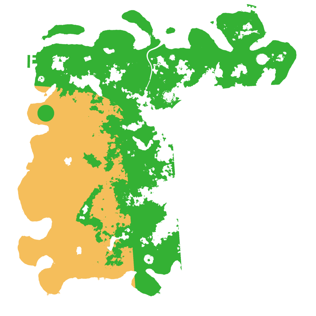 Biome Rust Map: Procedural Map, Size: 5000, Seed: 3252665