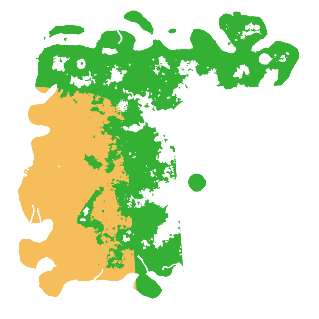 Biome Rust Map: Procedural Map, Size: 5000, Seed: 3252665