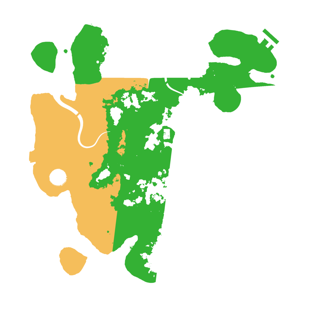 Biome Rust Map: Procedural Map, Size: 3250, Seed: 2013264092