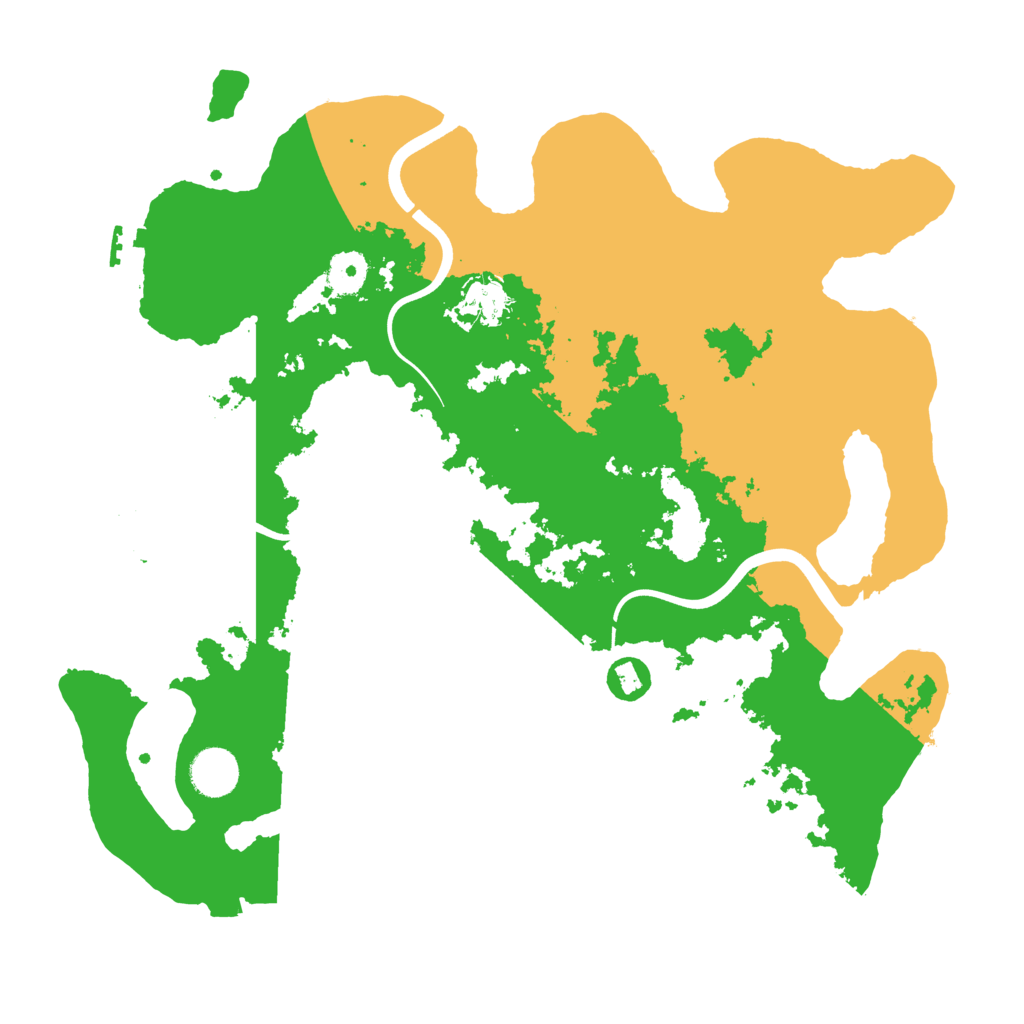 Biome Rust Map: Procedural Map, Size: 3750, Seed: 24631571