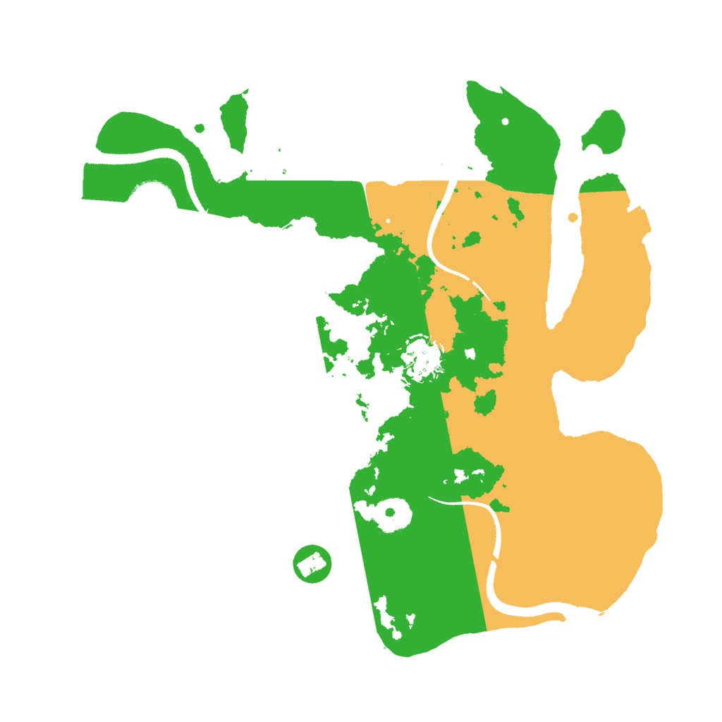 Biome Rust Map: Procedural Map, Size: 3000, Seed: 8923