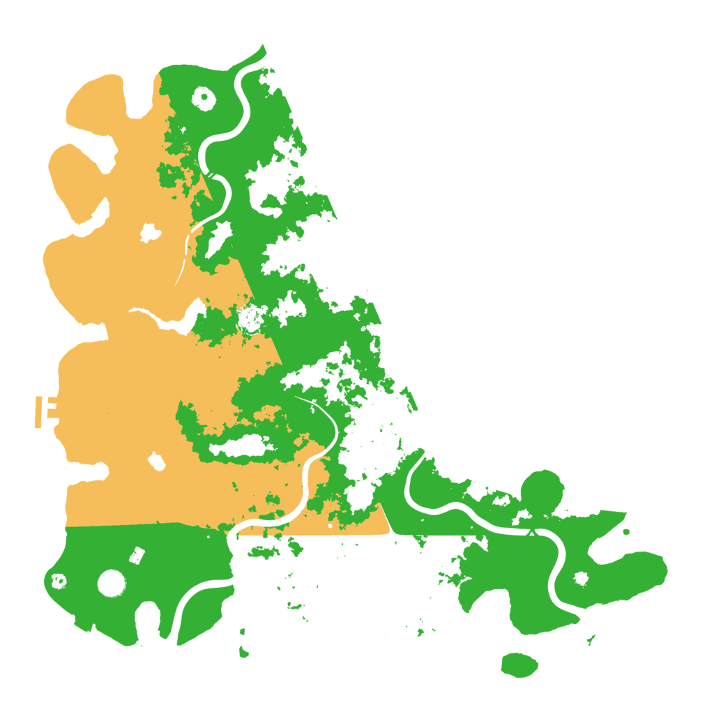 Biome Rust Map: Procedural Map, Size: 4550, Seed: 1165777777