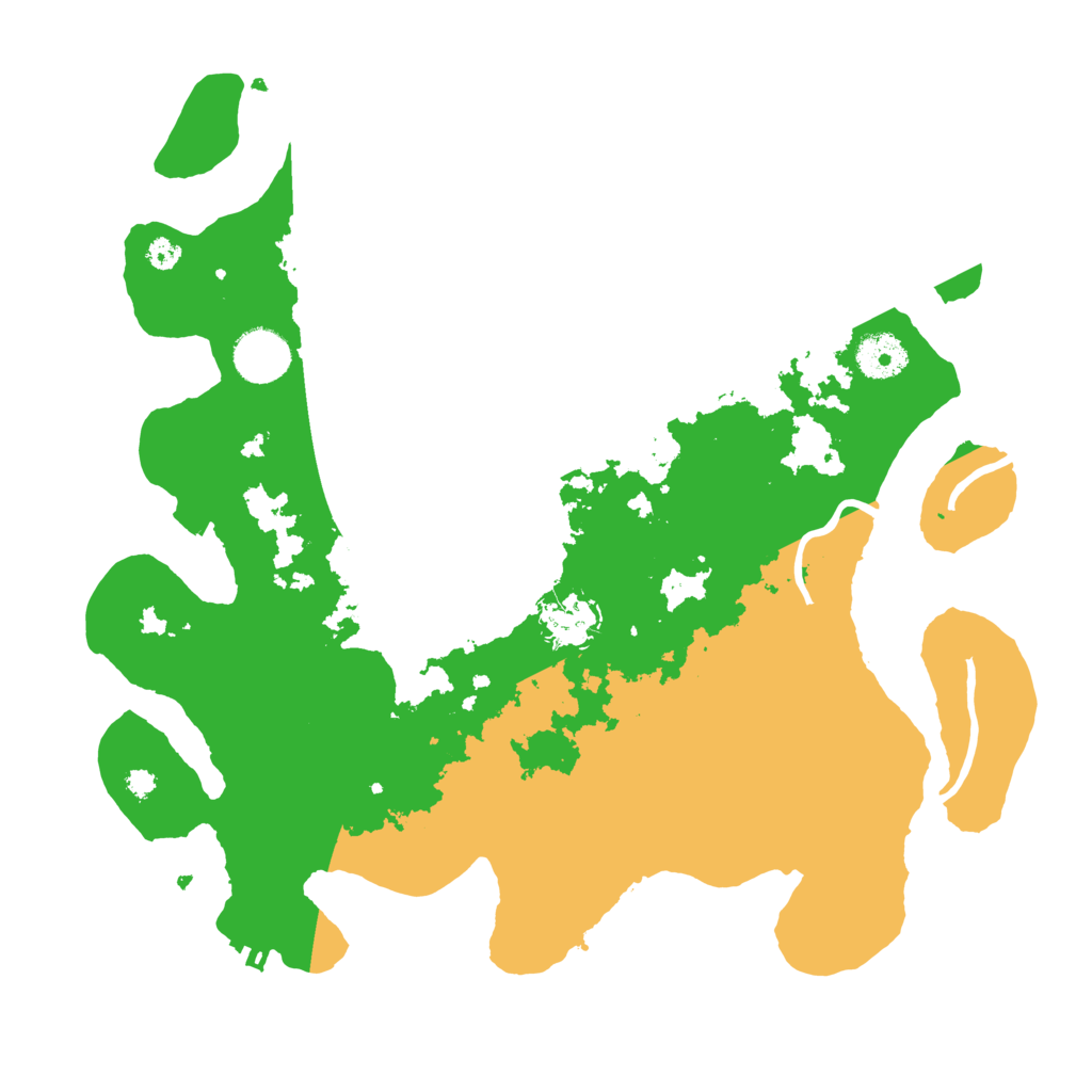 Biome Rust Map: Procedural Map, Size: 3500, Seed: 404829528