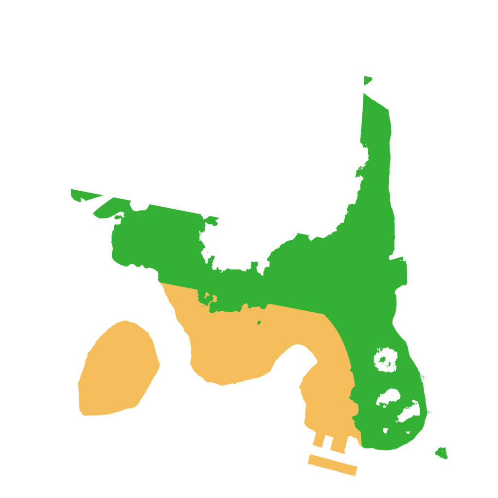 Biome Rust Map: Procedural Map, Size: 2050, Seed: 554453332