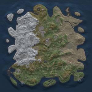 Thumbnail Rust Map: Procedural Map, Size: 4250, Seed: 91949584, 19 Monuments