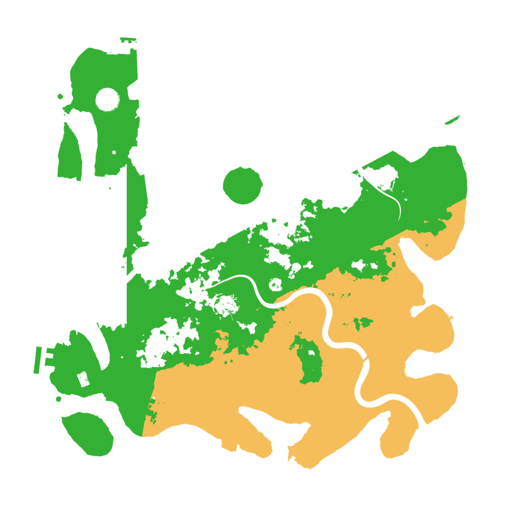 Biome Rust Map: Procedural Map, Size: 3800, Seed: 83180284