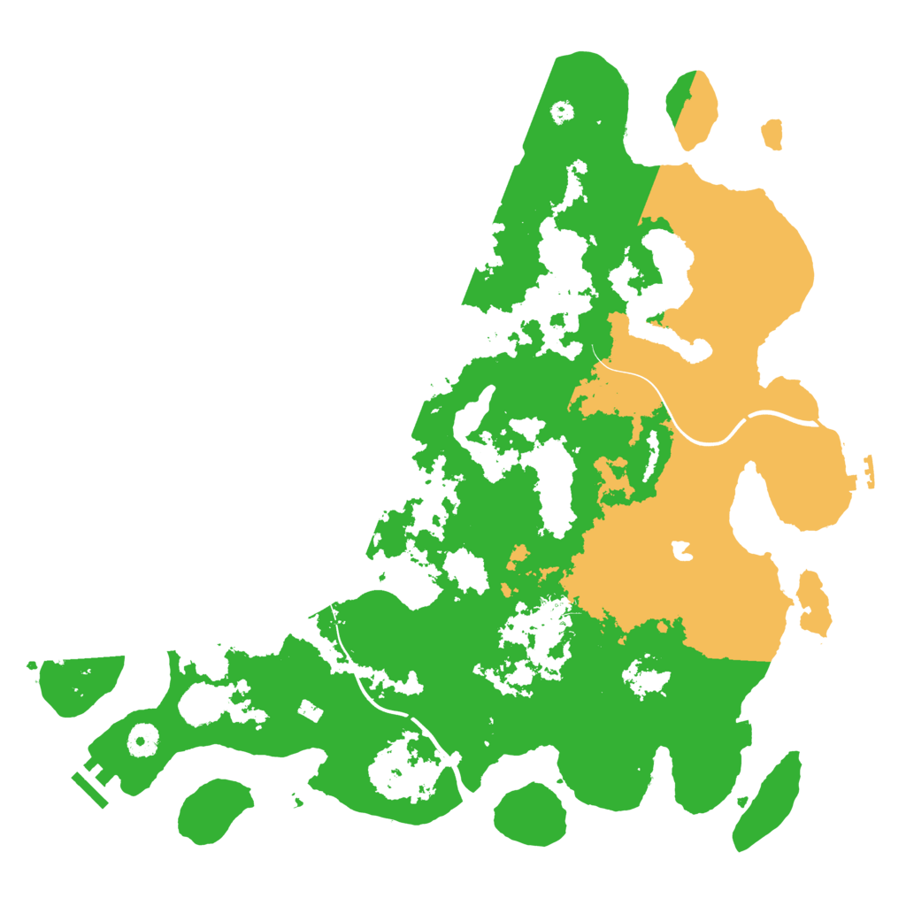 Biome Rust Map: Procedural Map, Size: 4100, Seed: 95850608