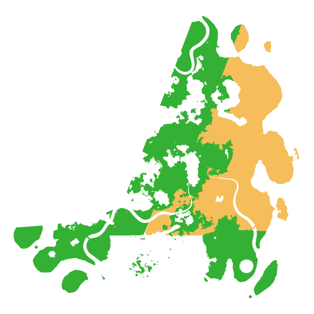 Biome Rust Map: Procedural Map, Size: 4100, Seed: 95850608