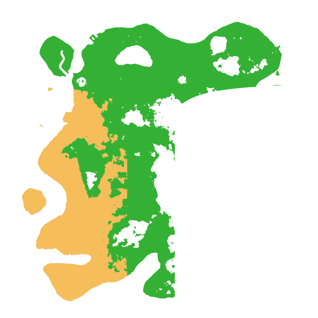 Biome Rust Map: Procedural Map, Size: 3500, Seed: 677510048