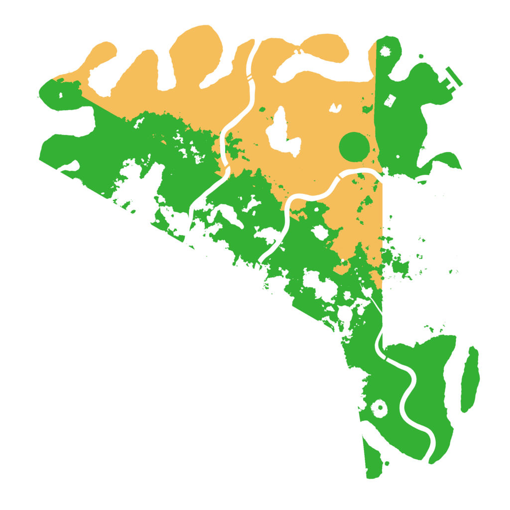 Biome Rust Map: Procedural Map, Size: 4500, Seed: 1559141998