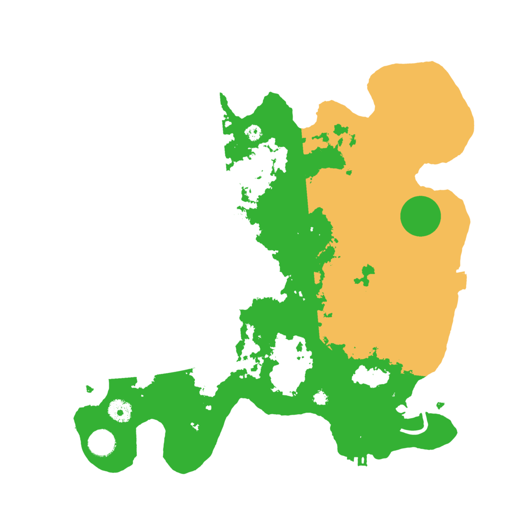 Biome Rust Map: Procedural Map, Size: 3400, Seed: 74927589