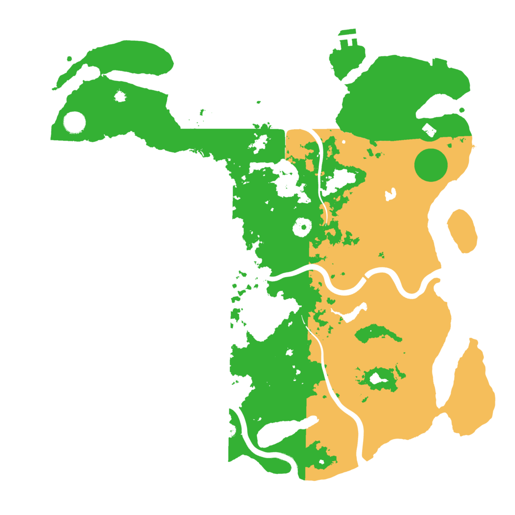 Biome Rust Map: Procedural Map, Size: 4100, Seed: 83663680