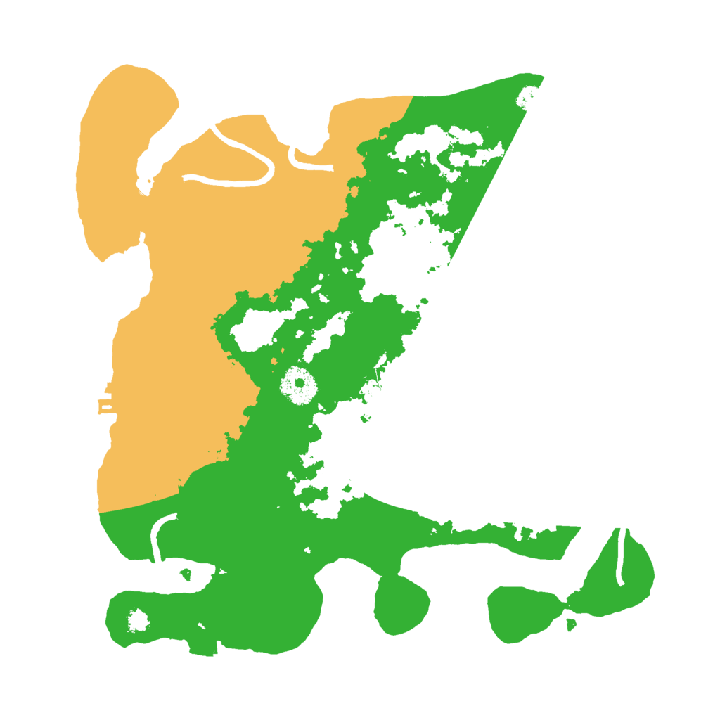 Biome Rust Map: Procedural Map, Size: 3000, Seed: 88980669