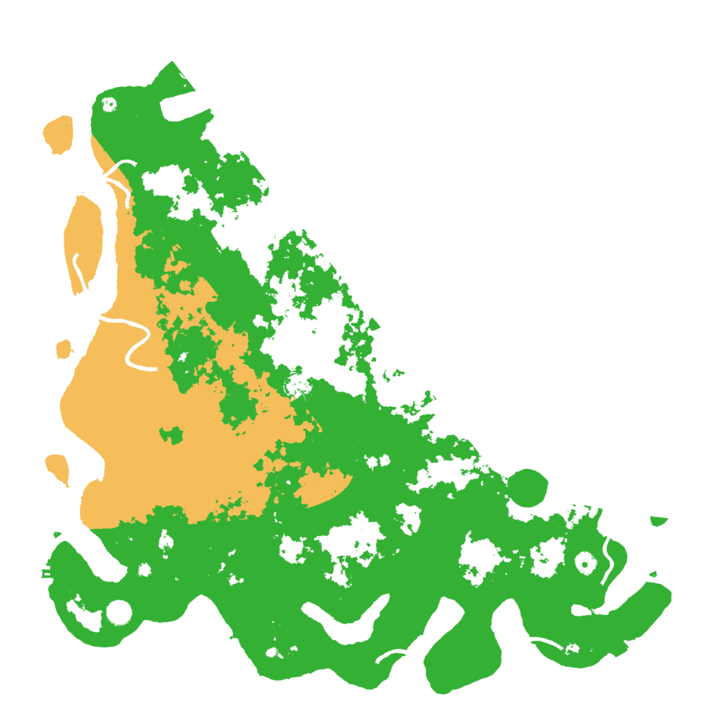 Biome Rust Map: Procedural Map, Size: 5000, Seed: 107631241