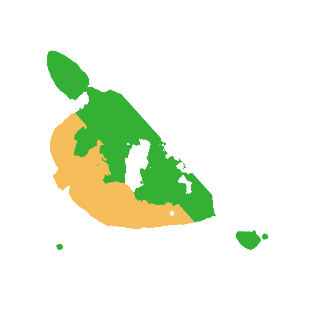 Biome Rust Map: Procedural Map, Size: 2000, Seed: 457445