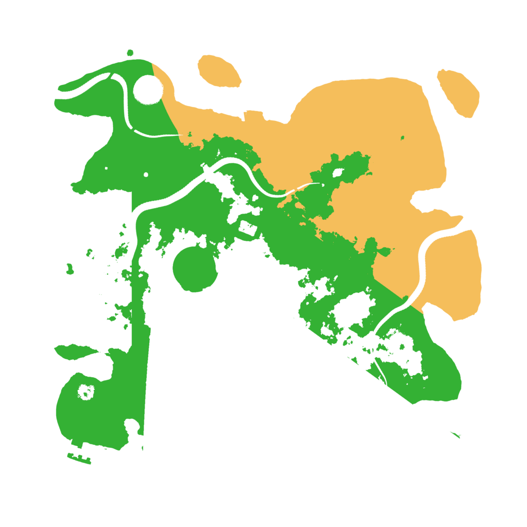 Biome Rust Map: Procedural Map, Size: 3250, Seed: 466509134