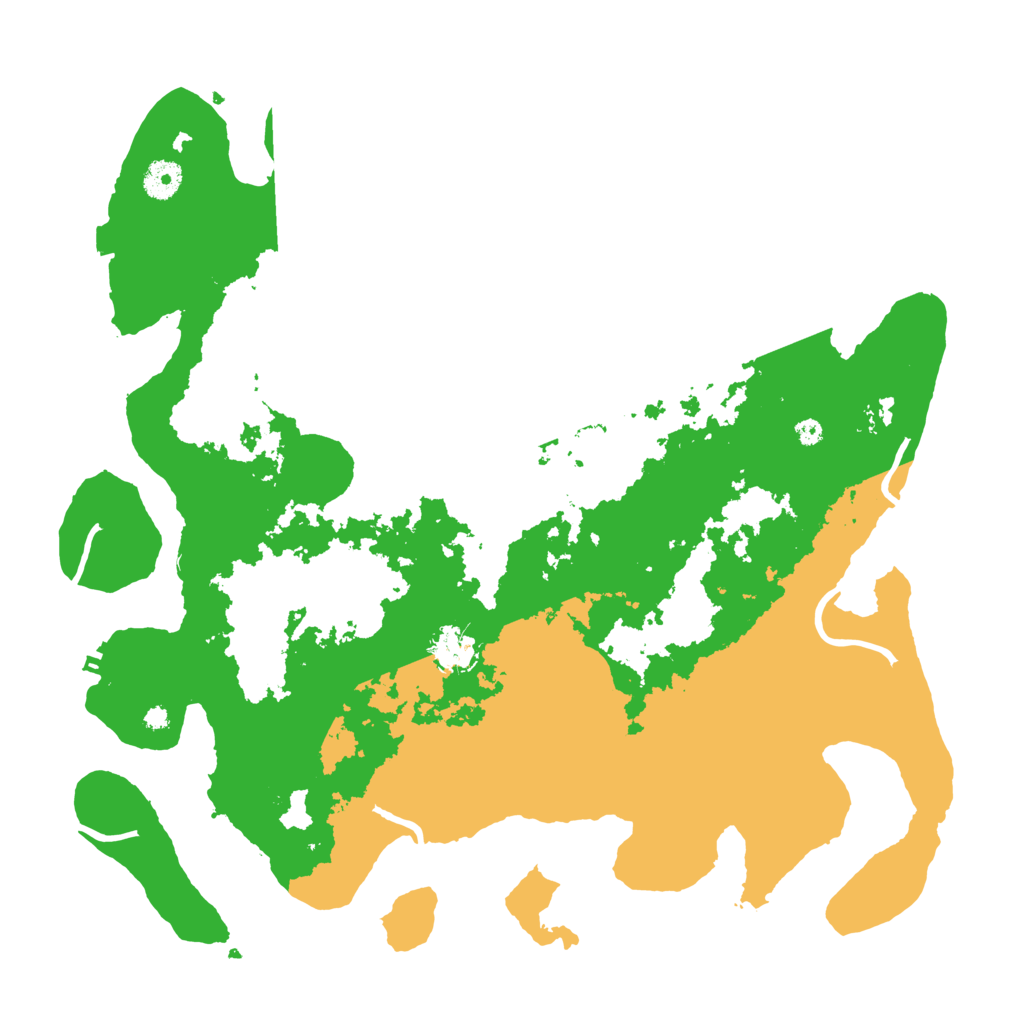 Biome Rust Map: Procedural Map, Size: 4000, Seed: 300024