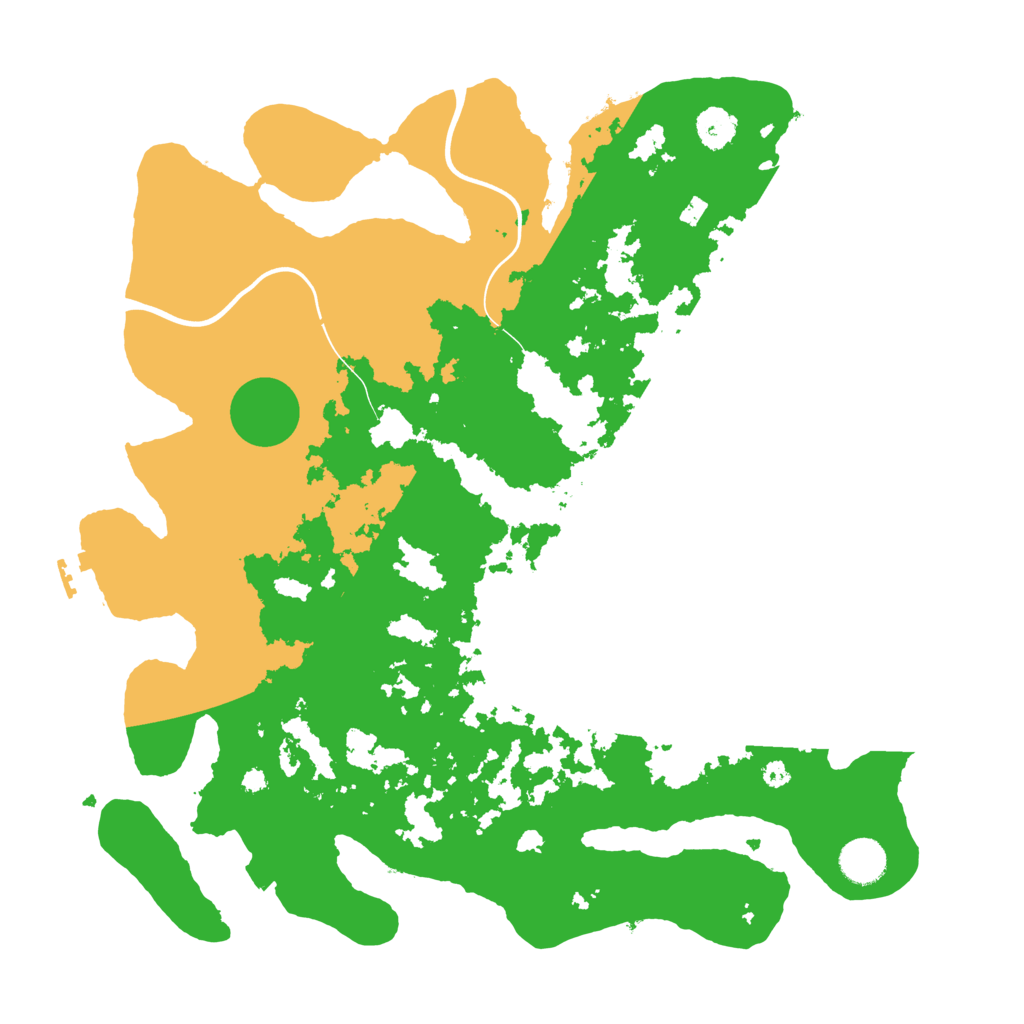 Biome Rust Map: Procedural Map, Size: 3900, Seed: 22332102