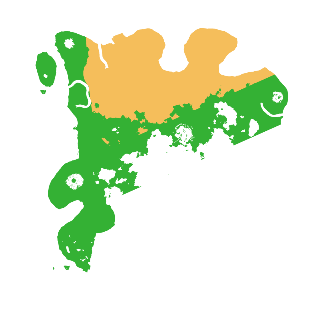 Biome Rust Map: Procedural Map, Size: 3000, Seed: 6549811
