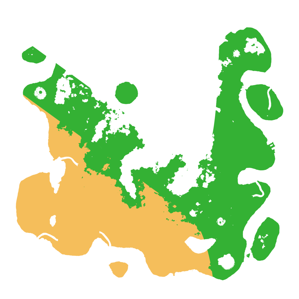 Biome Rust Map: Procedural Map, Size: 3800, Seed: 1155599