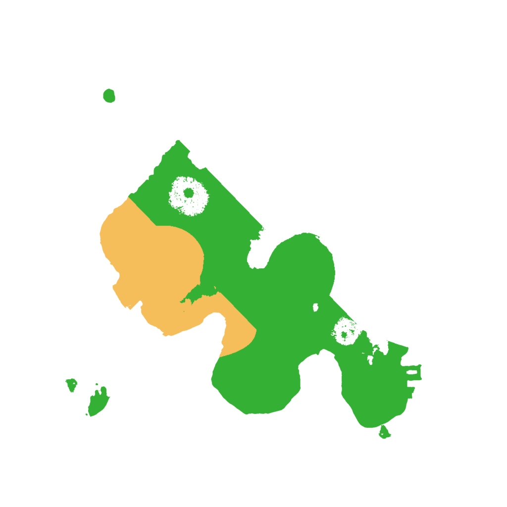 Biome Rust Map: Procedural Map, Size: 2000, Seed: 1734249667