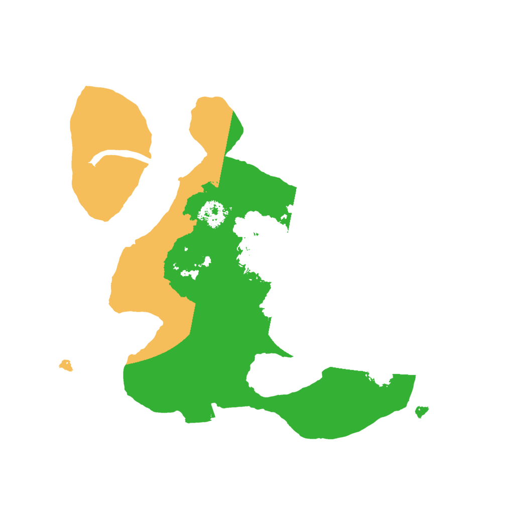 Biome Rust Map: Procedural Map, Size: 2000, Seed: 16071985