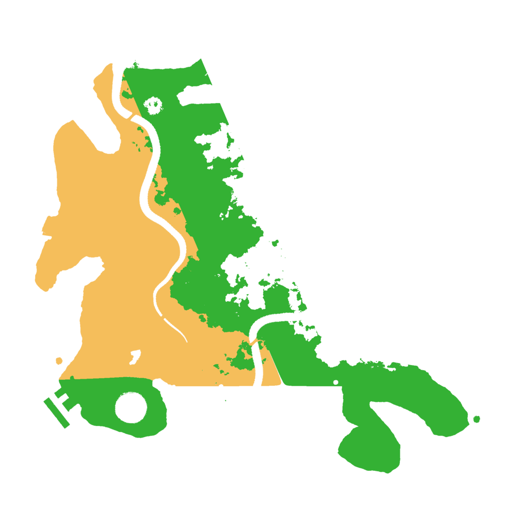 Biome Rust Map: Procedural Map, Size: 3000, Seed: 481633