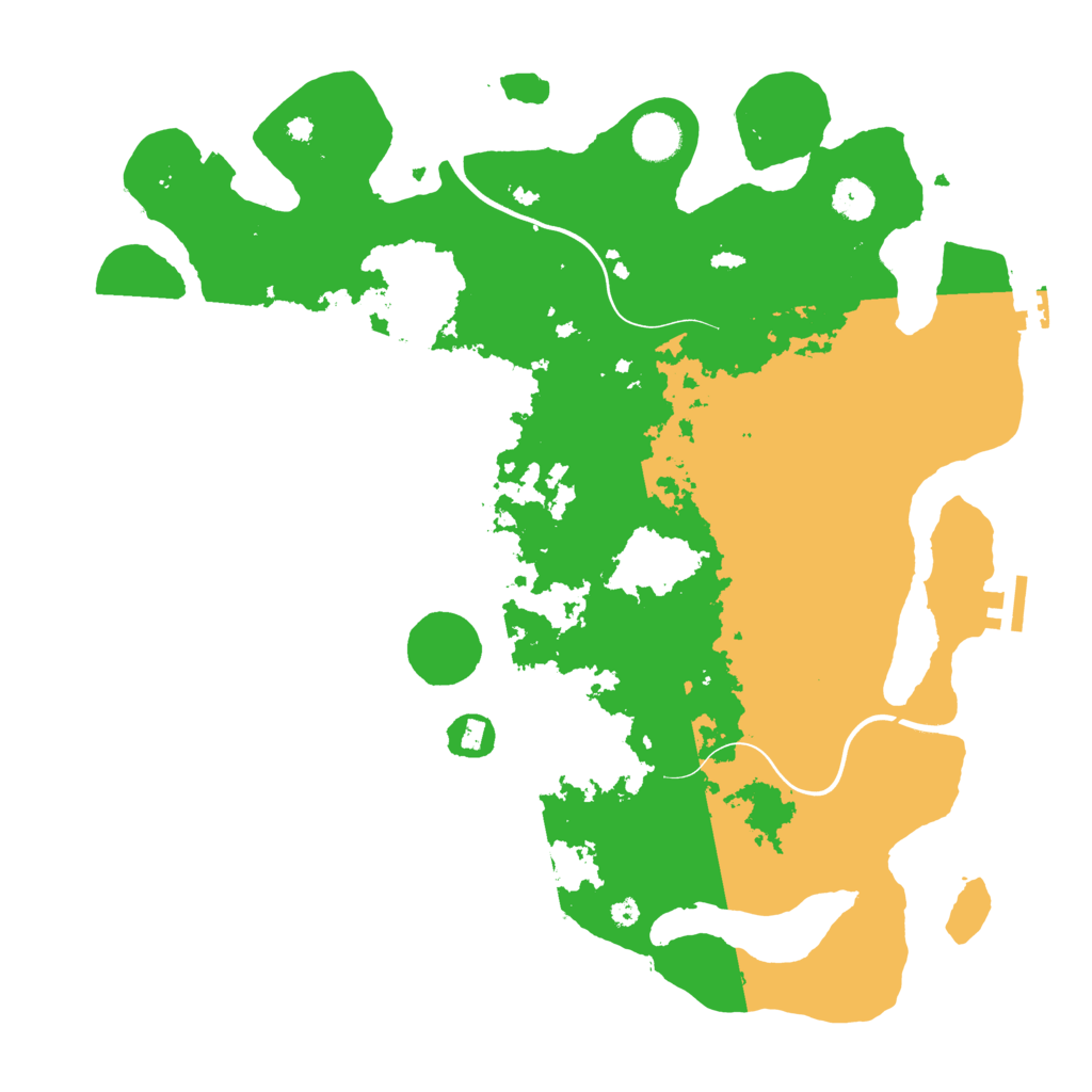 Biome Rust Map: Procedural Map, Size: 3950, Seed: 2176403