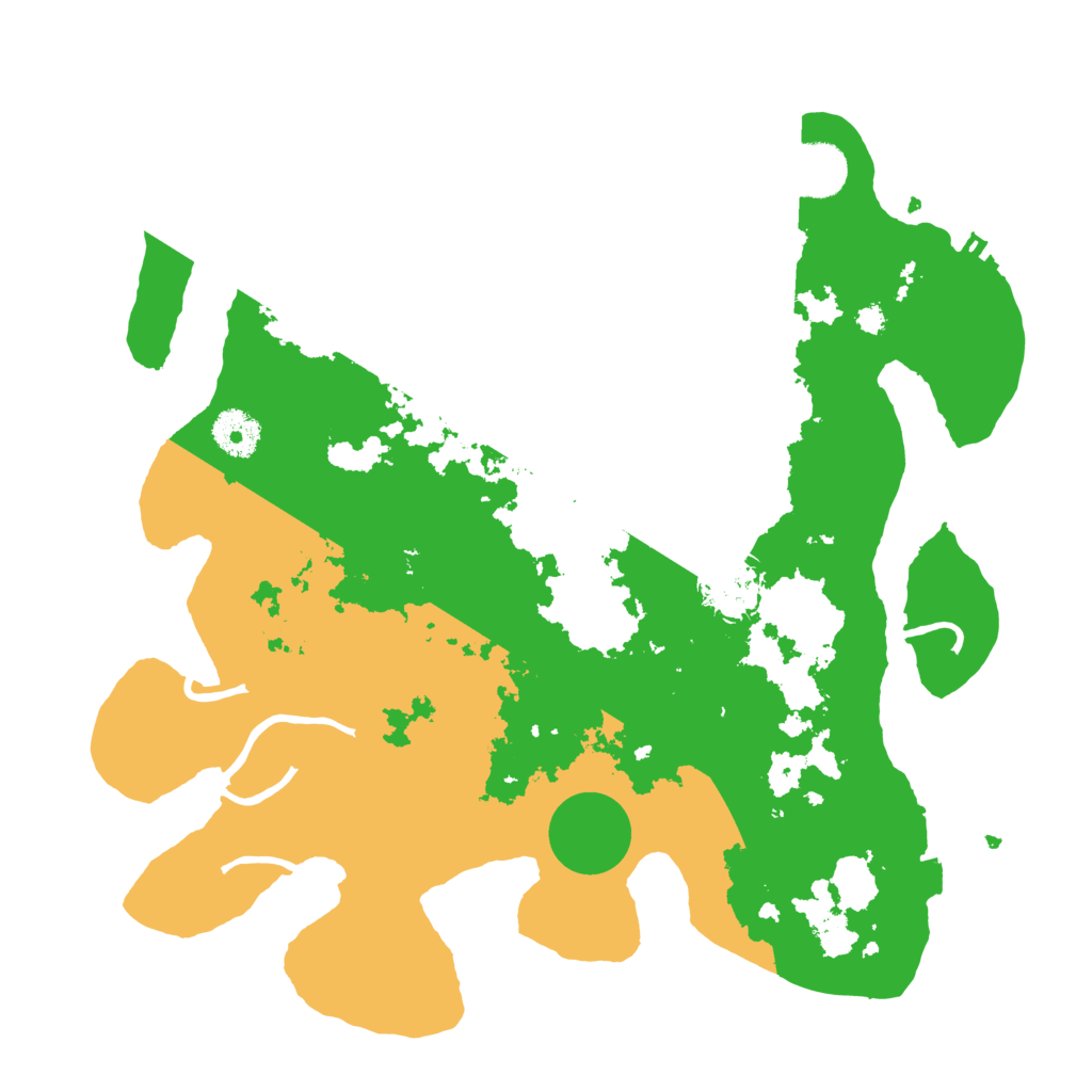 Biome Rust Map: Procedural Map, Size: 3500, Seed: 1338964471