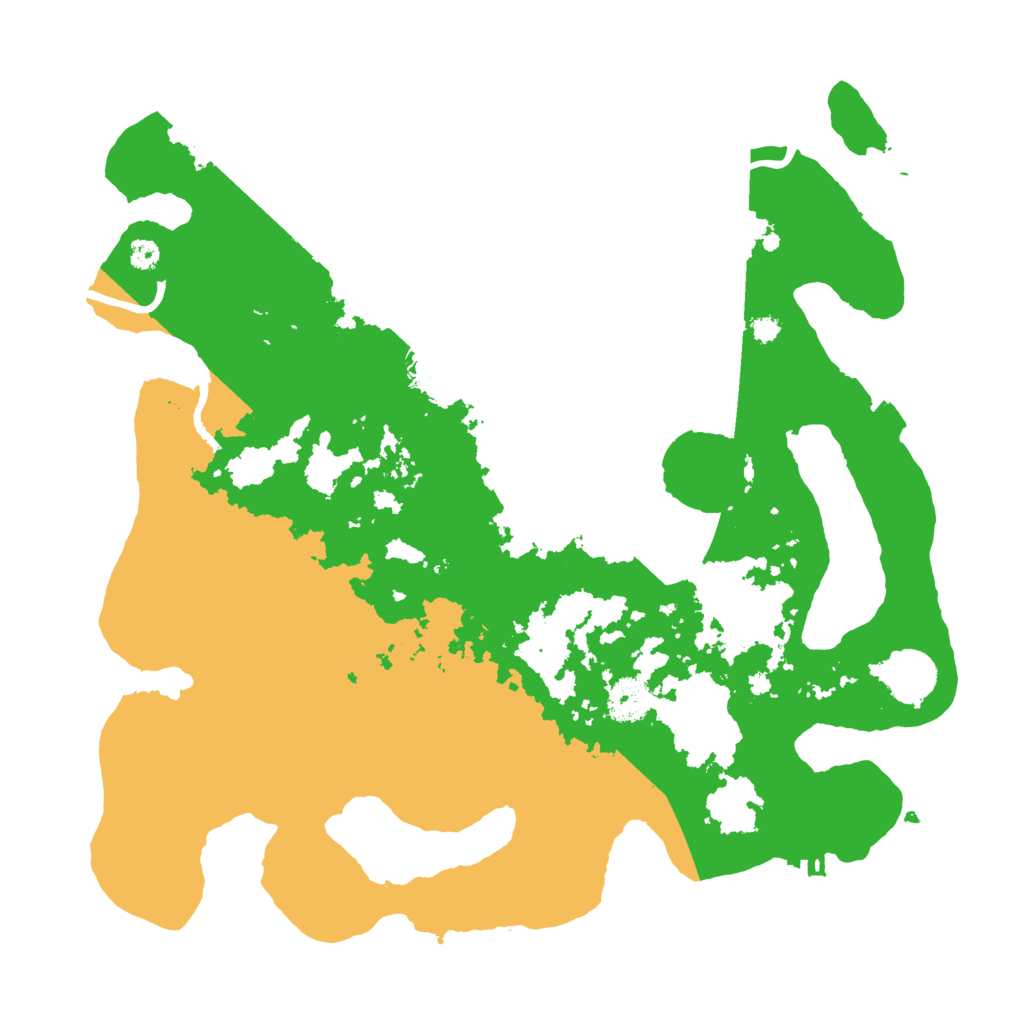 Biome Rust Map: Procedural Map, Size: 3500, Seed: 4747
