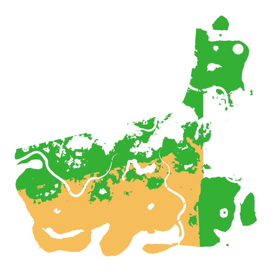 Biome Rust Map: Procedural Map, Size: 4500, Seed: 1686834643