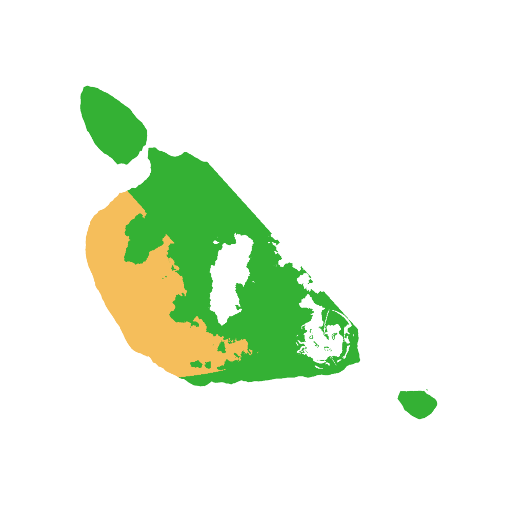 Biome Rust Map: Barren, Size: 2000, Seed: 457445