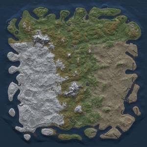Thumbnail Rust Map: Procedural Map, Size: 6000, Seed: 224, 19 Monuments