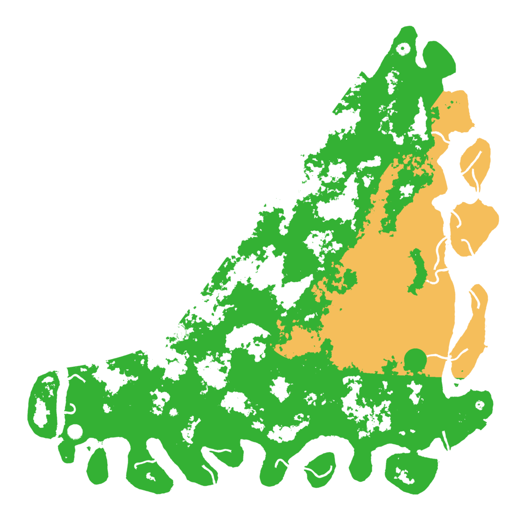 Biome Rust Map: Procedural Map, Size: 6000, Seed: 5435