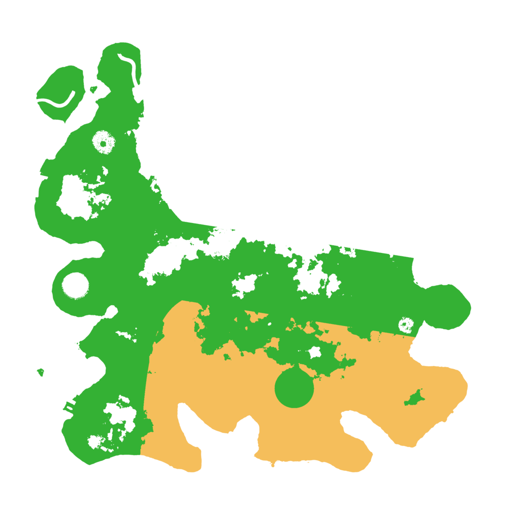 Biome Rust Map: Procedural Map, Size: 3500, Seed: 93653940