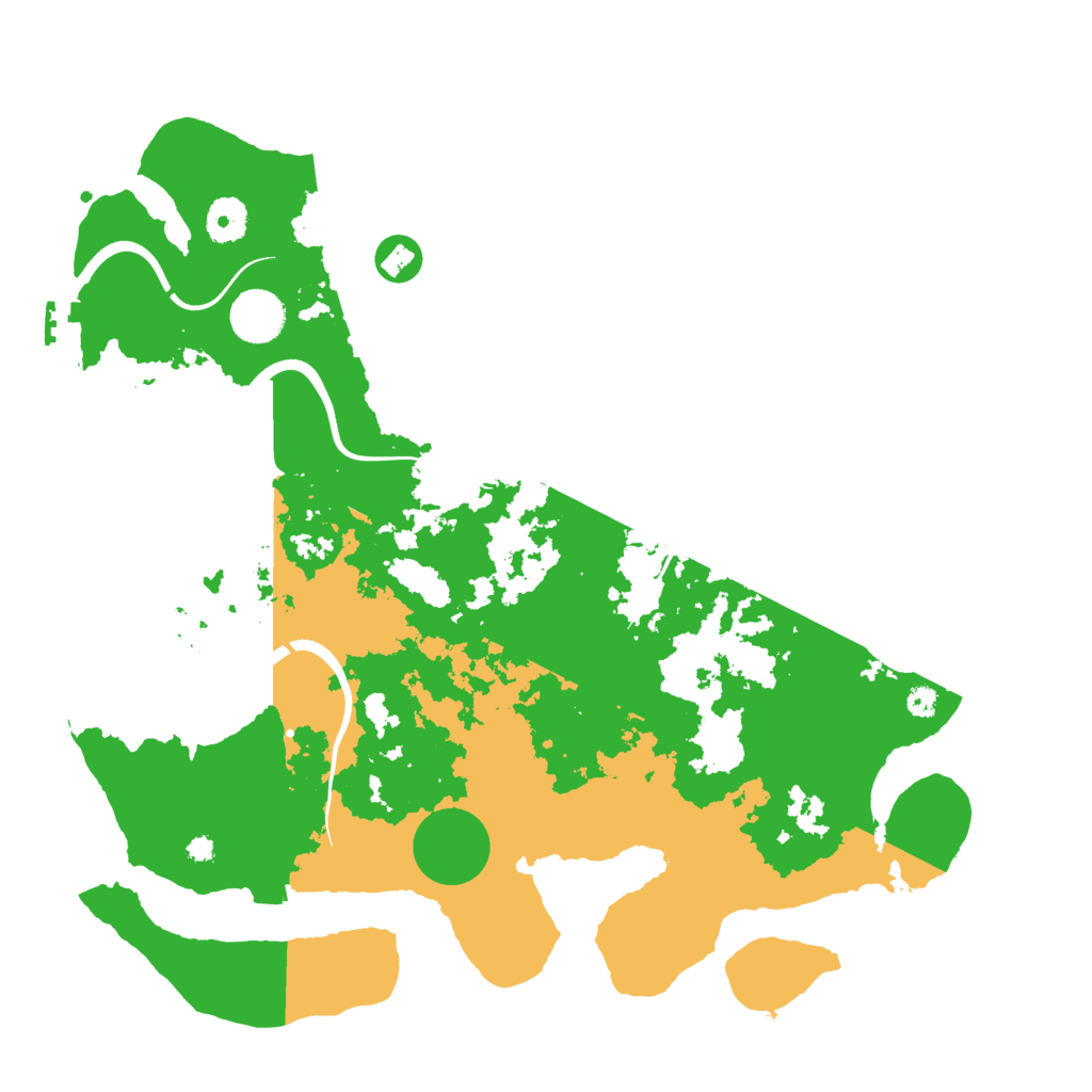 Biome Rust Map: Procedural Map, Size: 3750, Seed: 32421523