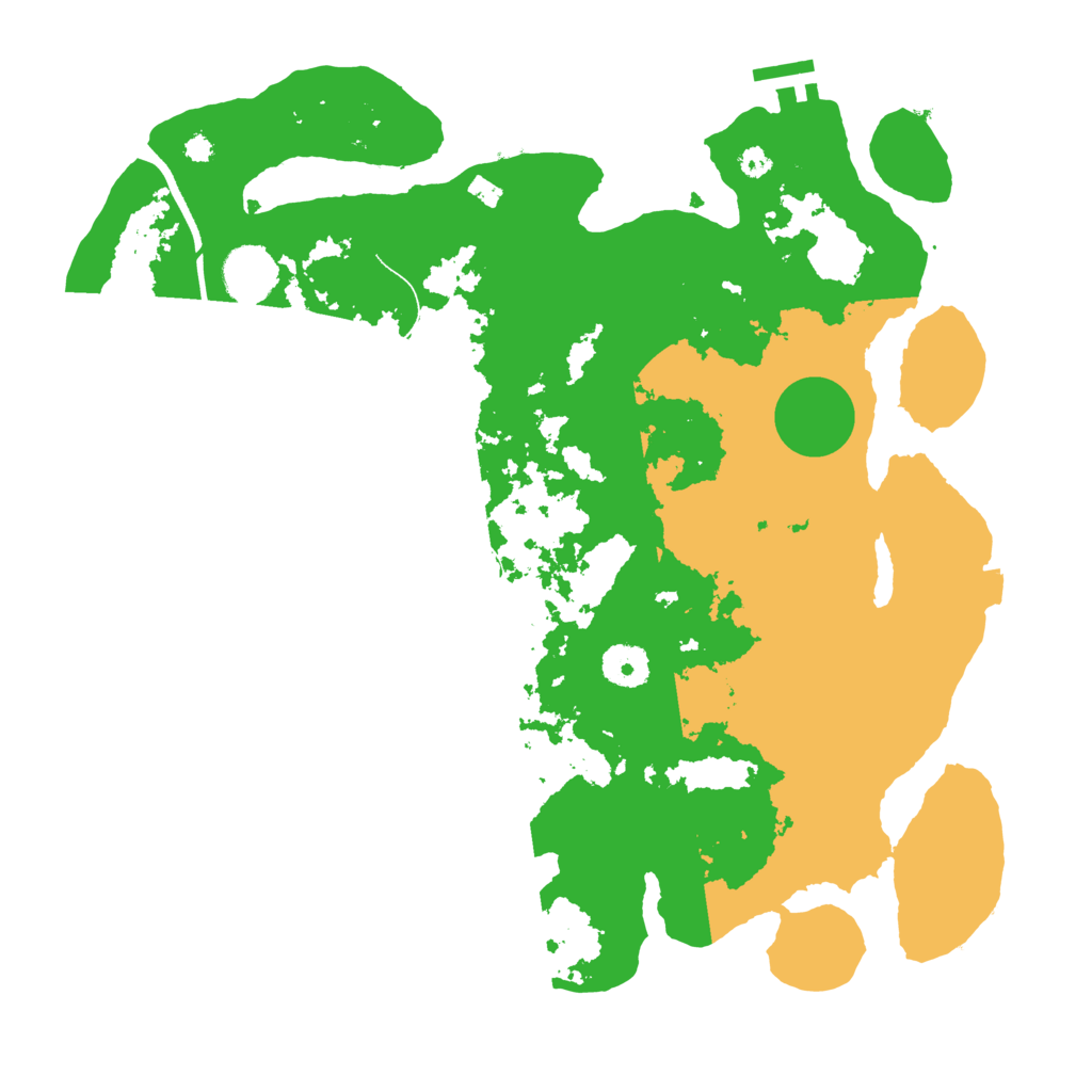 Biome Rust Map: Procedural Map, Size: 3600, Seed: 28463367