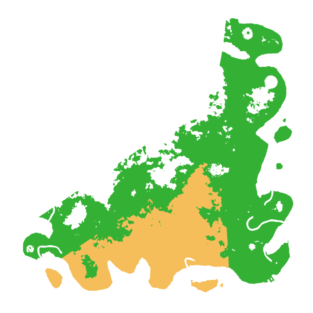 Biome Rust Map: Procedural Map, Size: 4250, Seed: 51476084