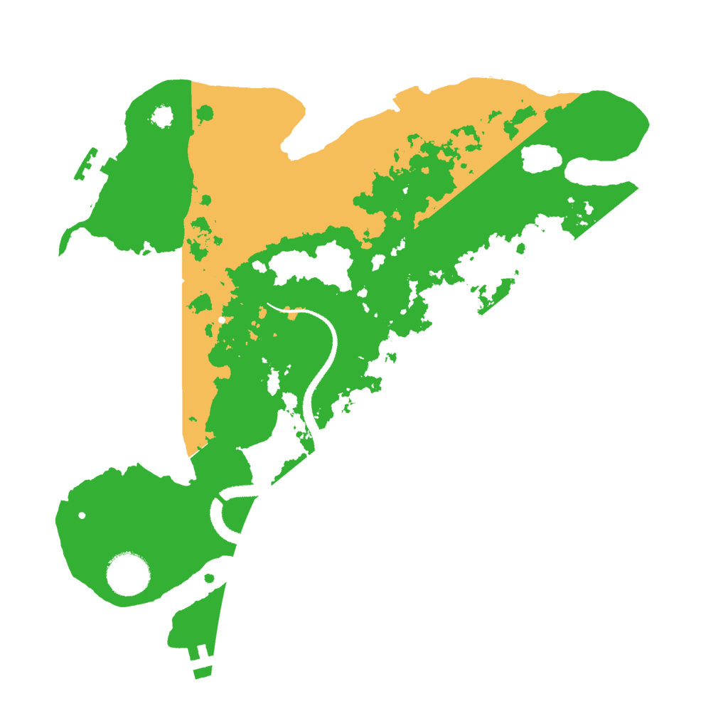 Biome Rust Map: Procedural Map, Size: 3000, Seed: 90082058