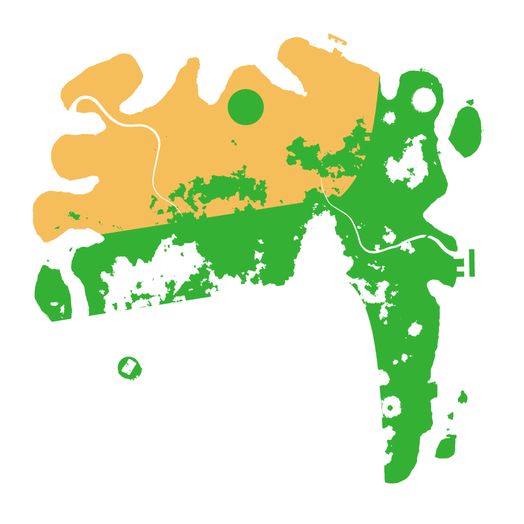 Biome Rust Map: Procedural Map, Size: 3850, Seed: 78048482