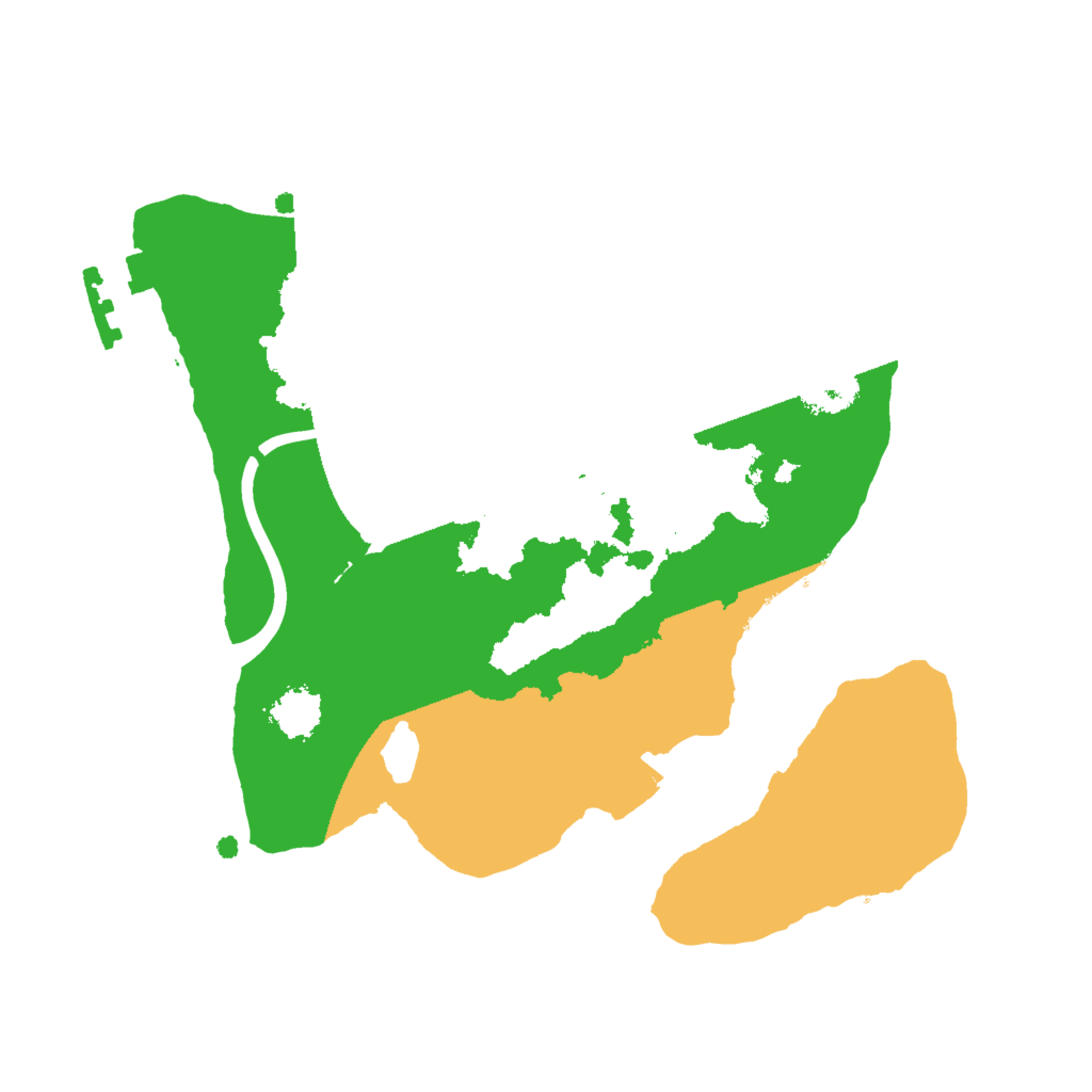 Biome Rust Map: Procedural Map, Size: 2000, Seed: 1160706272