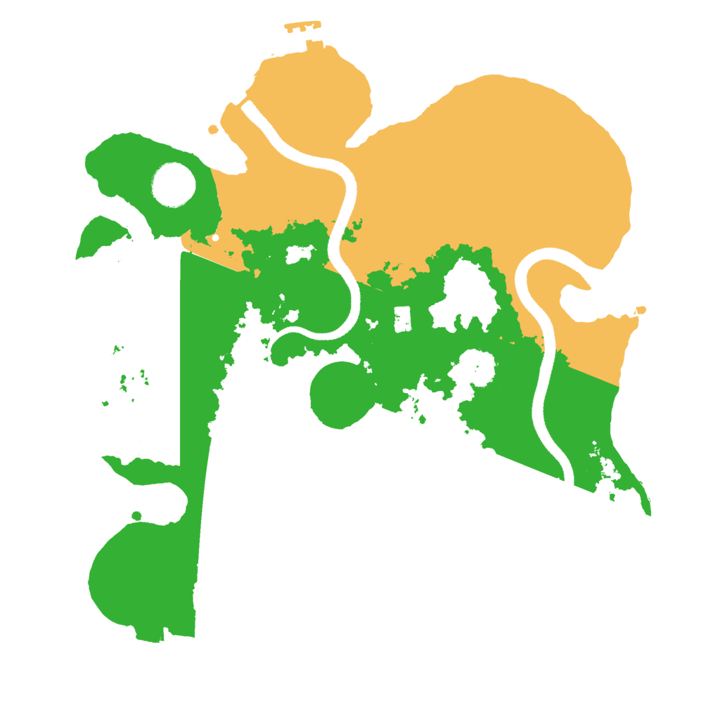 Biome Rust Map: Procedural Map, Size: 3000, Seed: 9750648