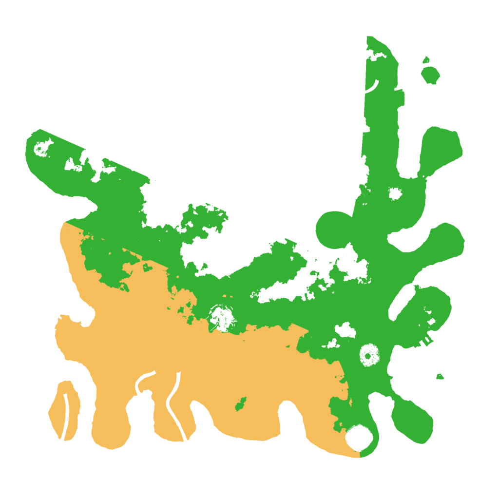 Biome Rust Map: Procedural Map, Size: 3500, Seed: 518431974