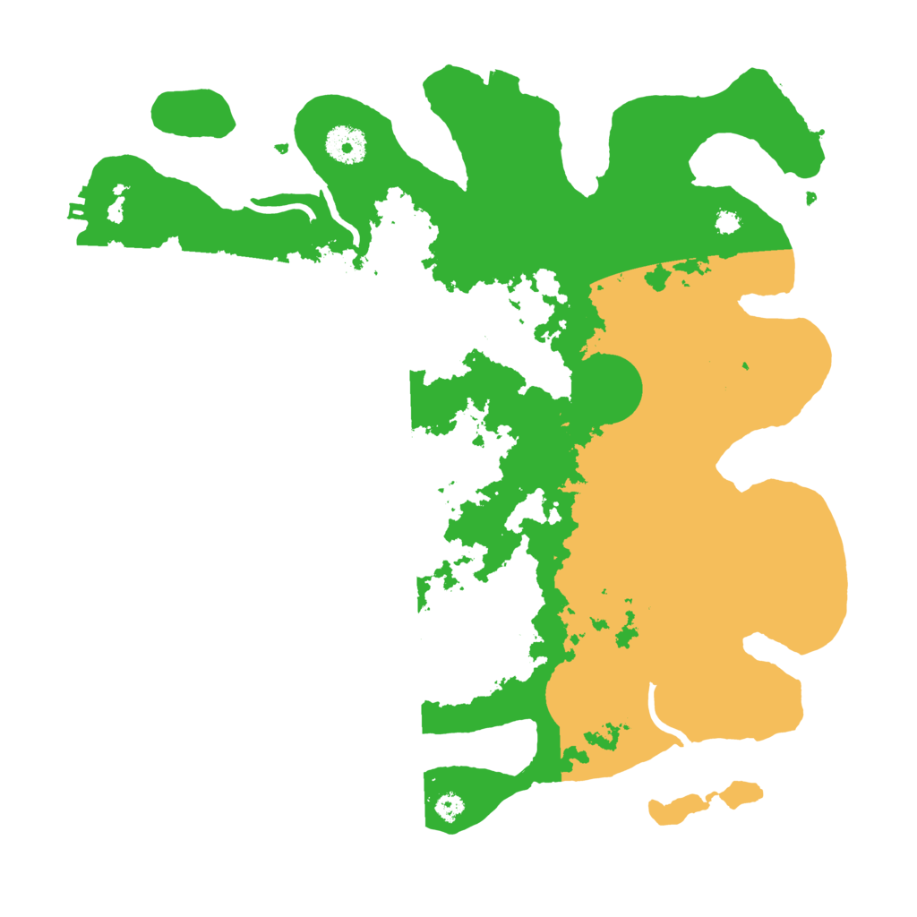 Biome Rust Map: Procedural Map, Size: 3500, Seed: 594134624