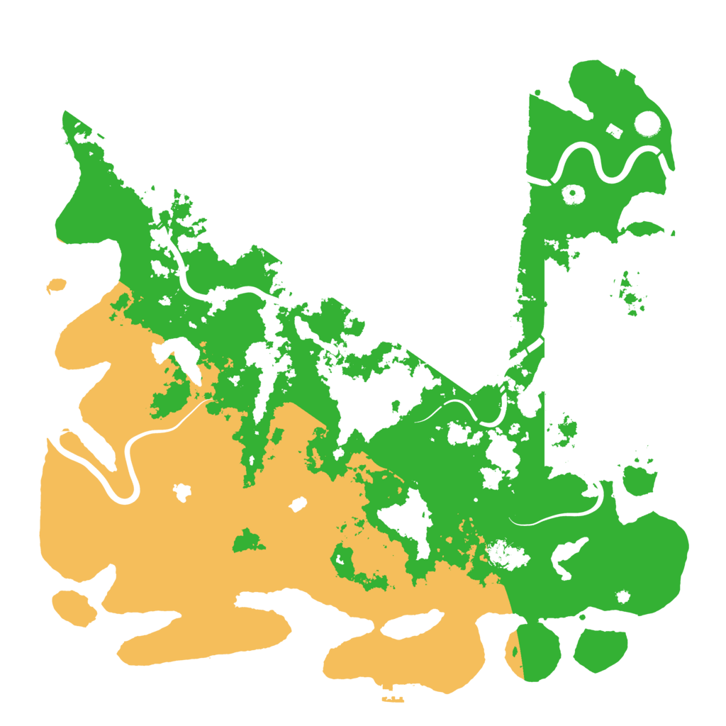 Biome Rust Map: Procedural Map, Size: 5000, Seed: 33656880
